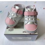 Zapatillas Pillin Plateadas Con Rosado