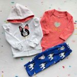 Set Buzo + Body Manga Larga Perrito Blanco