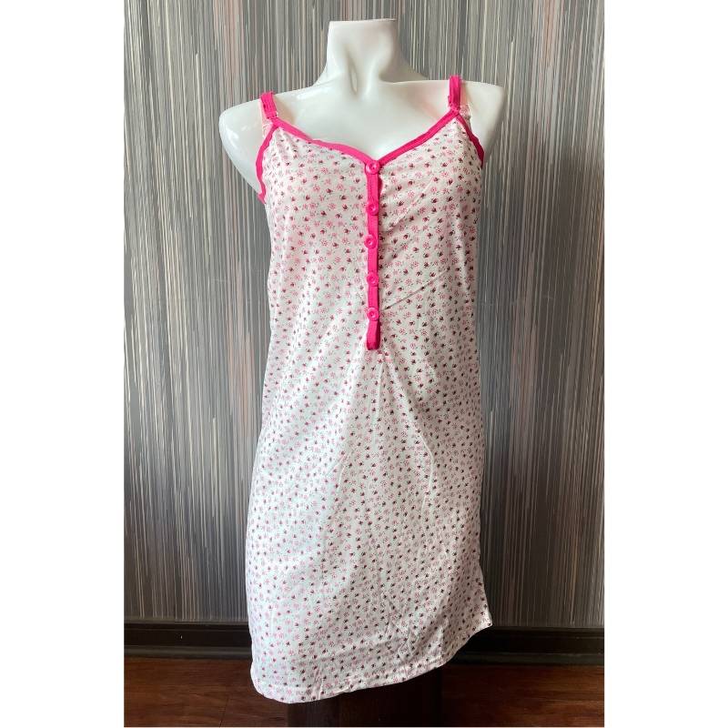 Conjunto Maternal Bata+Camisa Flores Manga Corta – Tu Guagüita