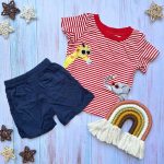 Conjunto Short + Polera Jirafa