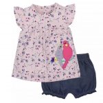 Conjunto Short + Polera Pajarita