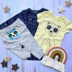 Set Body + Polera + Pantalon Oso Amarillo