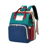 Mochila Maternal Multifuncional - Cuna Mudador Portátil Plegable - Imagen 2