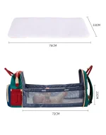 Mochila Maternal Multifuncional - Cuna Mudador Portátil Plegable - Imagen 3