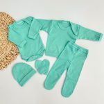 Ajuar Prematuro Verde Agua