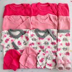 Pack Ajuar Elefantes Fucsia