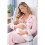 .Conjunto Pijama Maternal Y De Lactancia Print - Imagen 3