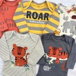 .Set Bodys Manga Larga Tigre Gris - Imagen 3