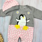 Osito Pingüino Gris Niña - Imagen 2