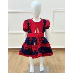 Vestido Copihue  Azul