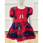 Vestido Copihue  Azul - Imagen 2