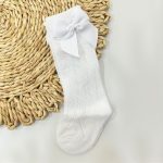 Calcetines Altos Con Lazo