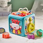 .Cubo Didáctico Educativo 6 en 1