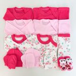 .Pack Ajuar Flores Rosa