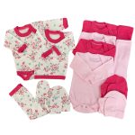 .Pack Ajuar Flores Rosa - Imagen 2