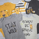 .Set Bodys Manga Corta Tigre Amarillo - Imagen 3