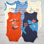 .Set Bodys Manga Corta Baby Shark - Imagen 2