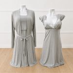 ..Set Maternal Bata + 2 Camisas De Lactancia - Imagen 3