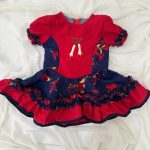 Vestido Huasita Copihue Azul - Imagen 3