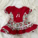 Vestido Huasita Copihue Rojo - Imagen 3