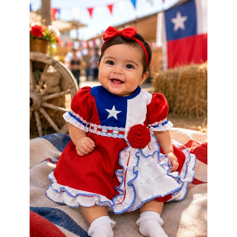 Sin título (800 x 800 px)-14 Vestido Huasita CHILE - Imagen 1